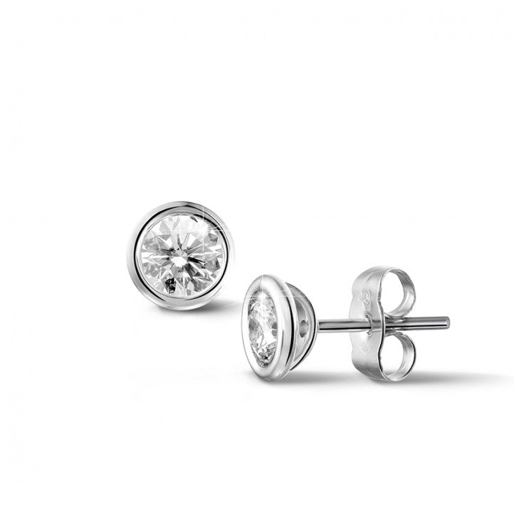 Boucle D'oreilles point diamant