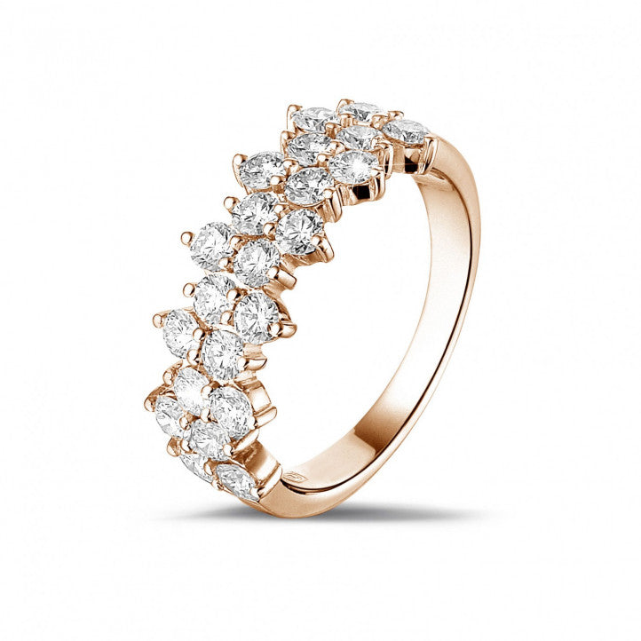 Alliance Princesse diamants en or 18 carats