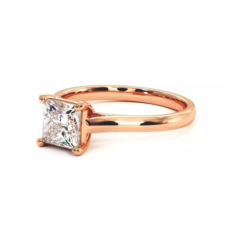 Bague de fiançailles Diamant Princesse Promesses