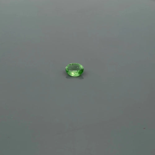 0.36ct Oval Natural Garnet (Colour Green, Clarity Slightly Included, Cut Faceted)
