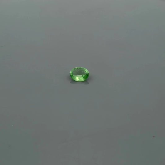0.36ct Oval Natural Garnet (Colour Green, Clarity Slightly Included, Cut Faceted)