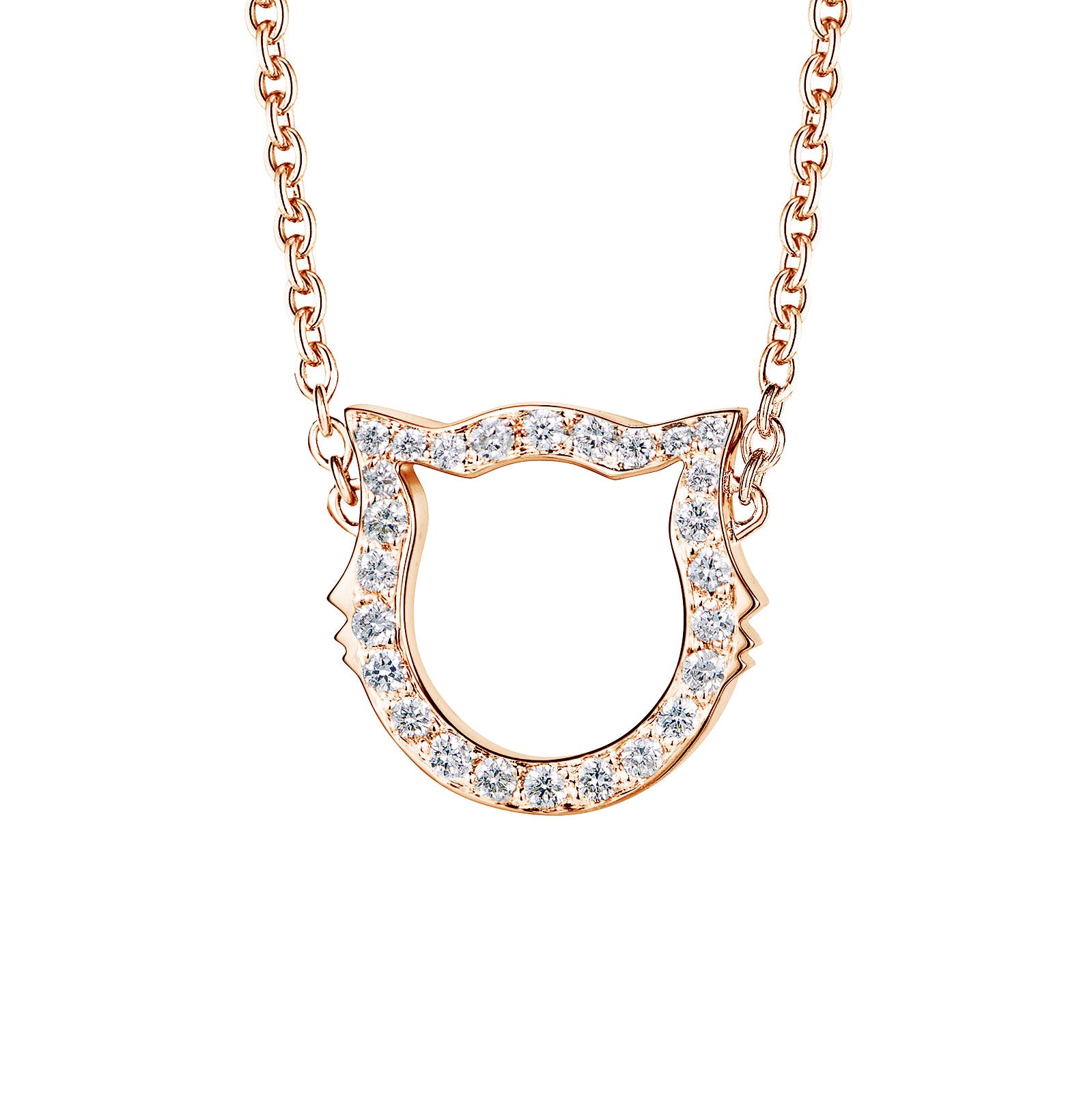 Pendentif Chat d'amour