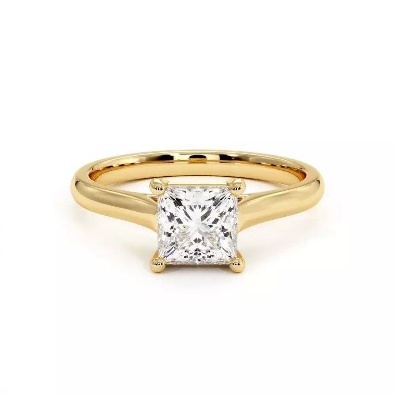 Bague de fiançailles Diamant Princesse Promesses