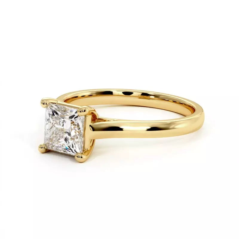Bague de fiançailles Diamant Princesse Promesses