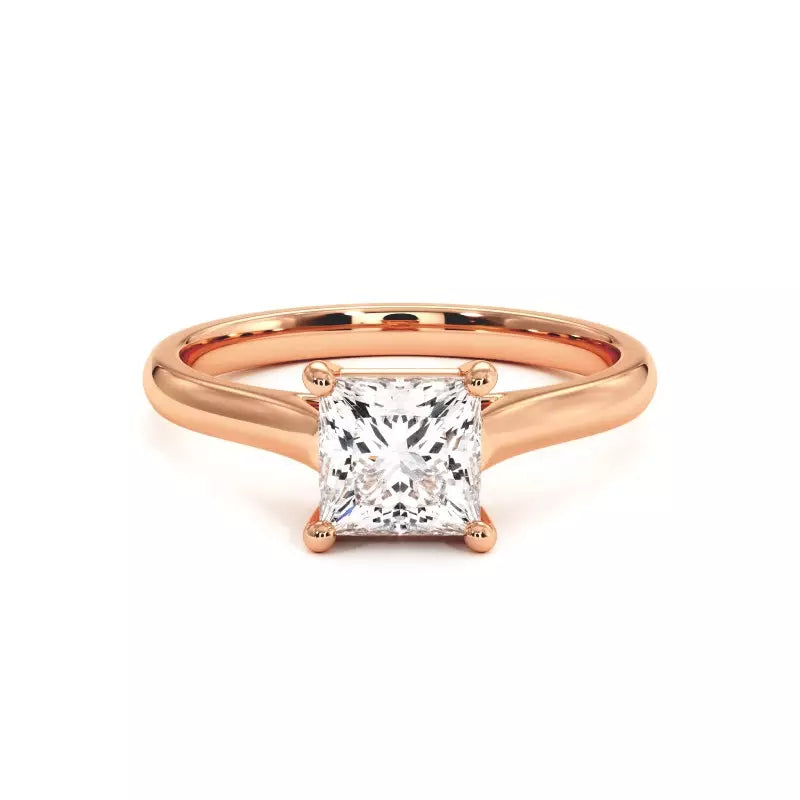 Bague de fiançailles Diamant Princesse Promesses