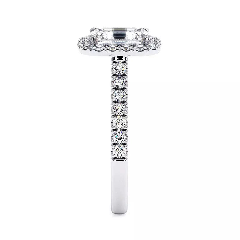 Solitaire Diamant Emeraude Ma Vie