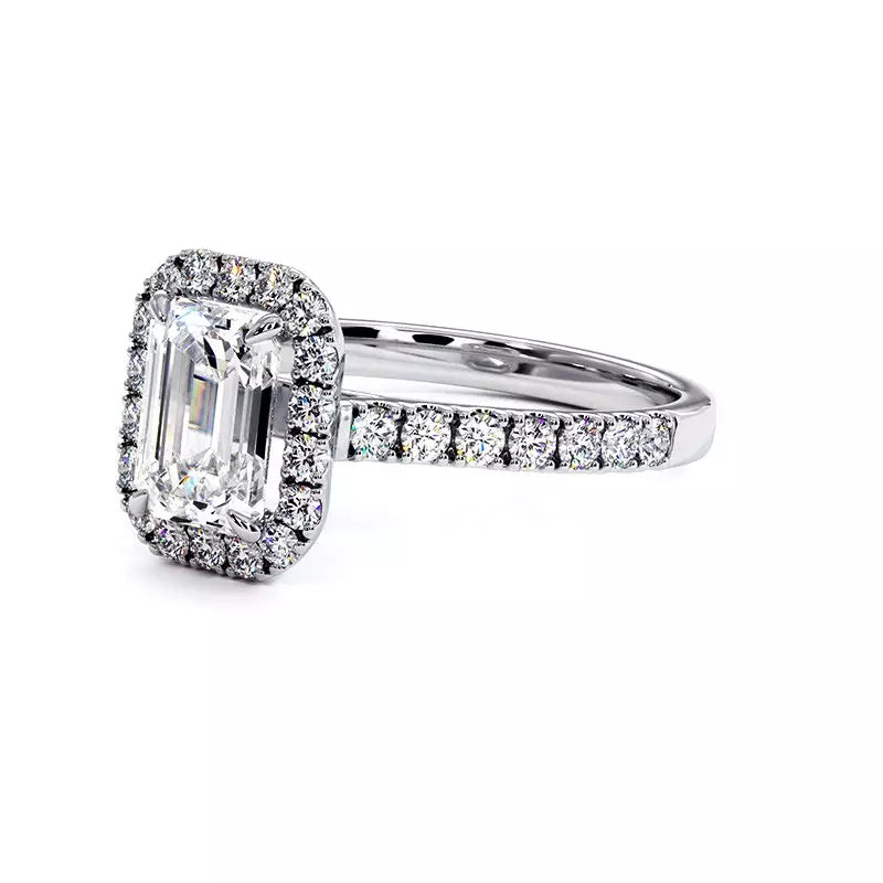 Solitaire Diamant Emeraude Ma Vie