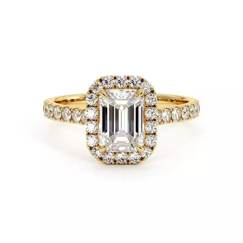 Solitaire Diamant Emeraude Ma Vie