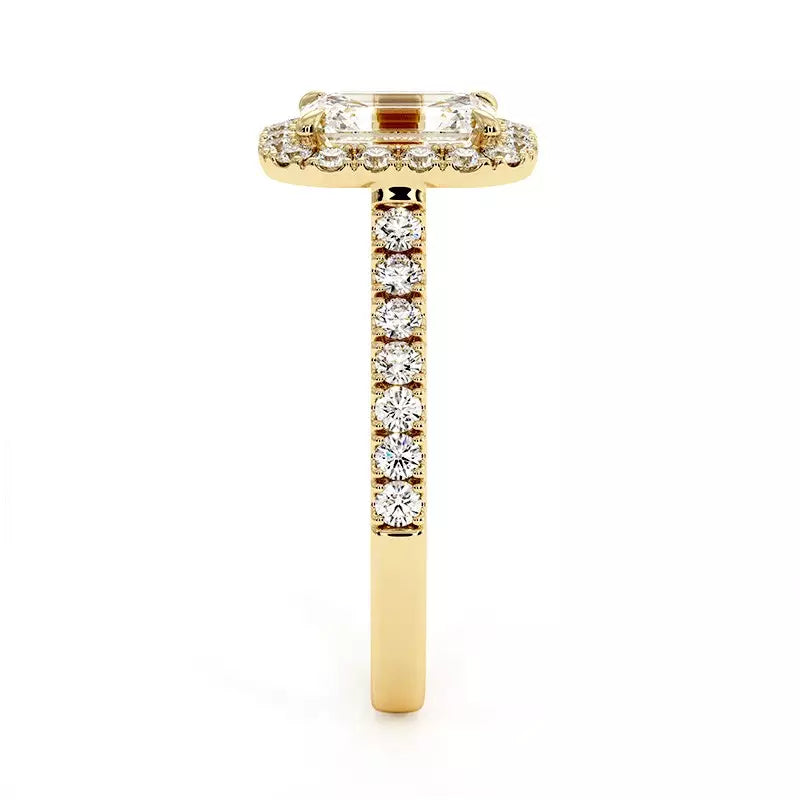 Solitaire Diamant Emeraude Ma Vie