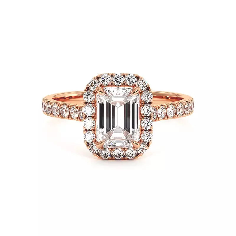 Solitaire Diamant Emeraude Ma Vie