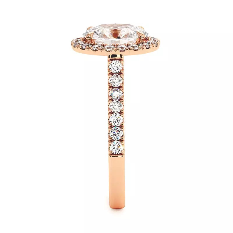 Solitaire Diamant Ovale Ma Vie