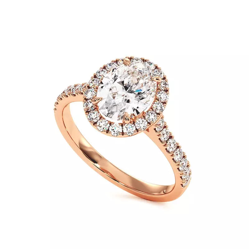 Solitaire Diamant Ovale Ma Vie