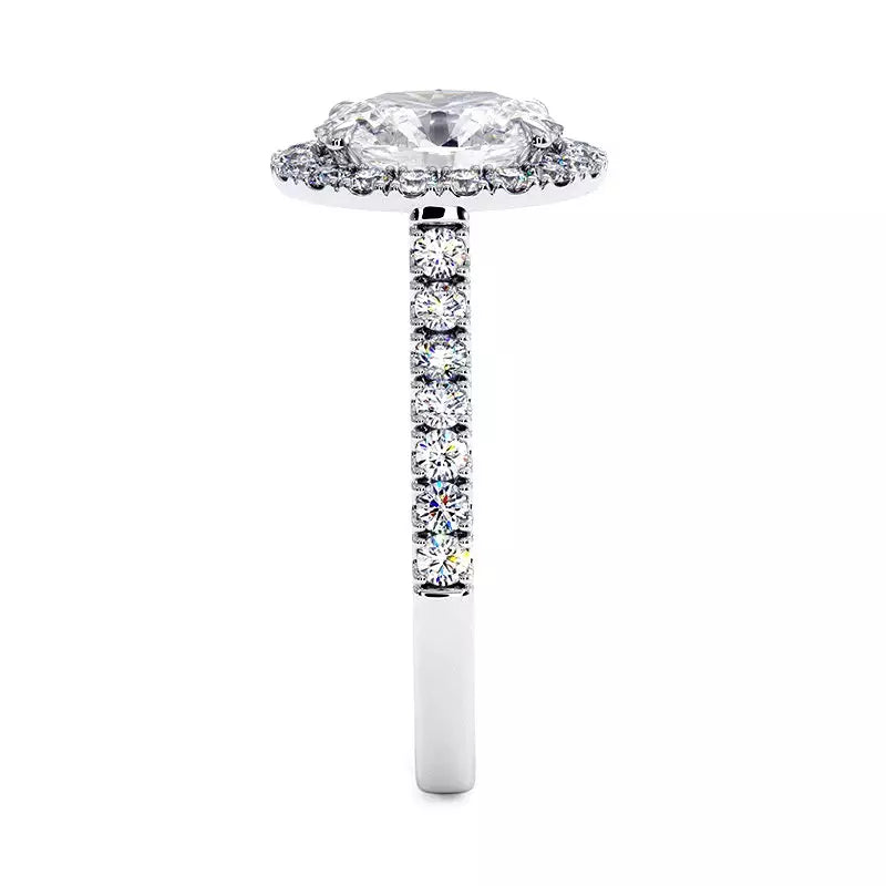 Solitaire Diamant Ovale Ma Vie