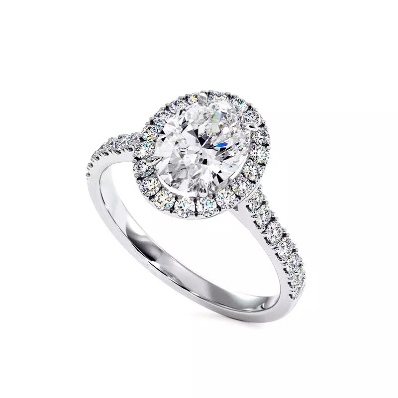 Solitaire Diamant Ovale Ma Vie