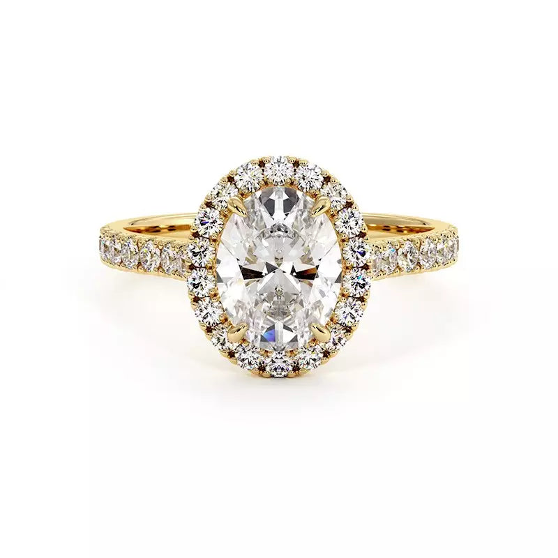 Solitaire Diamant Ovale Ma Vie