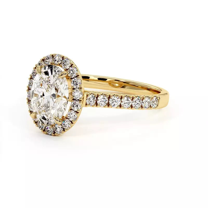Solitaire Diamant Ovale Ma Vie