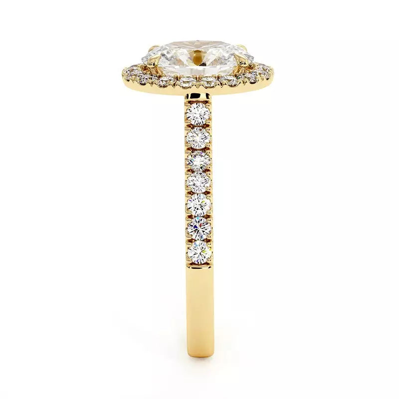 Solitaire Diamant Ovale Ma Vie