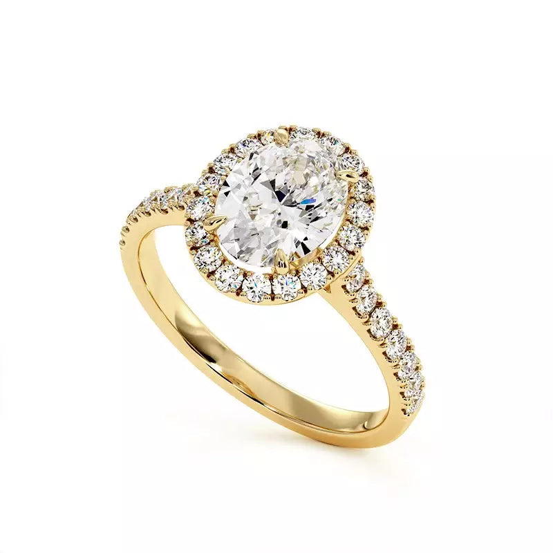 Solitaire Diamant Ovale Ma Vie