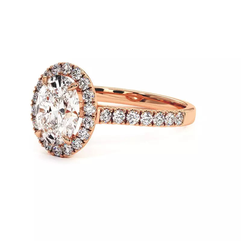Solitaire Diamant Ovale Ma Vie
