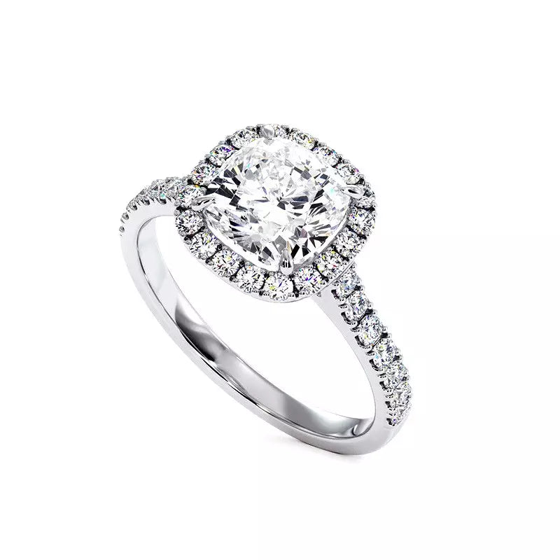 Solitaire Diamant Coussin Ma Vie