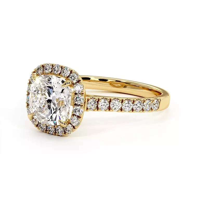 Solitaire Diamant Coussin Ma Vie