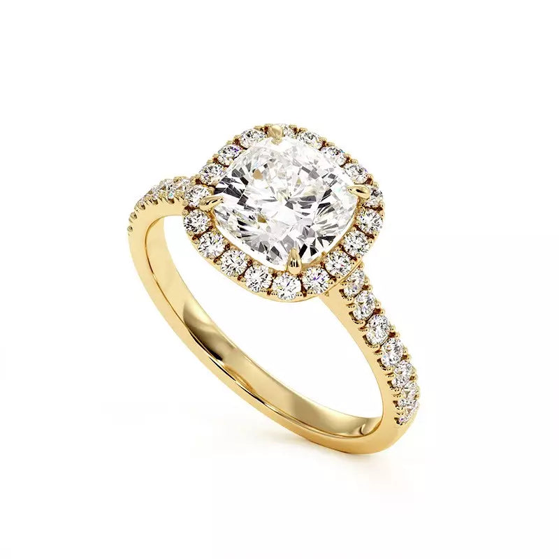 Solitaire Diamant Coussin Ma Vie