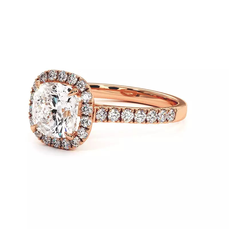 Solitaire Diamant Coussin Ma Vie