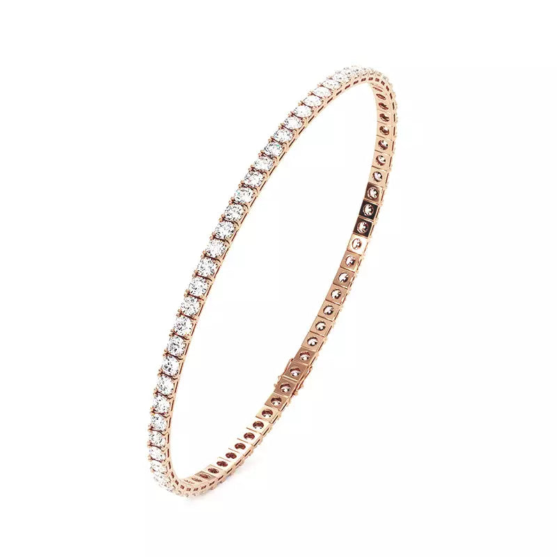 Bracelet rivière de Diamants ronds