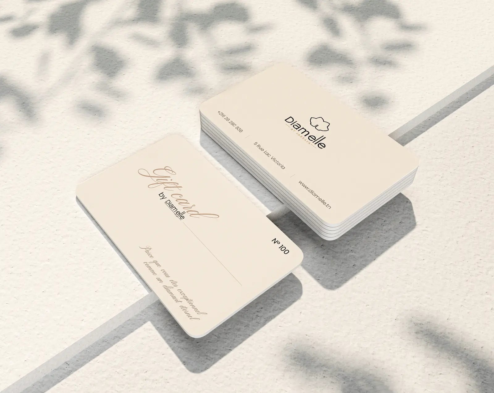 gift card mock