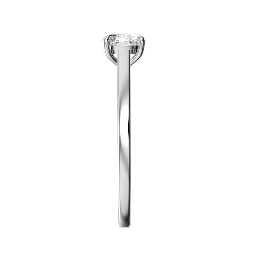 Round Natural Diamond Bridal Ring