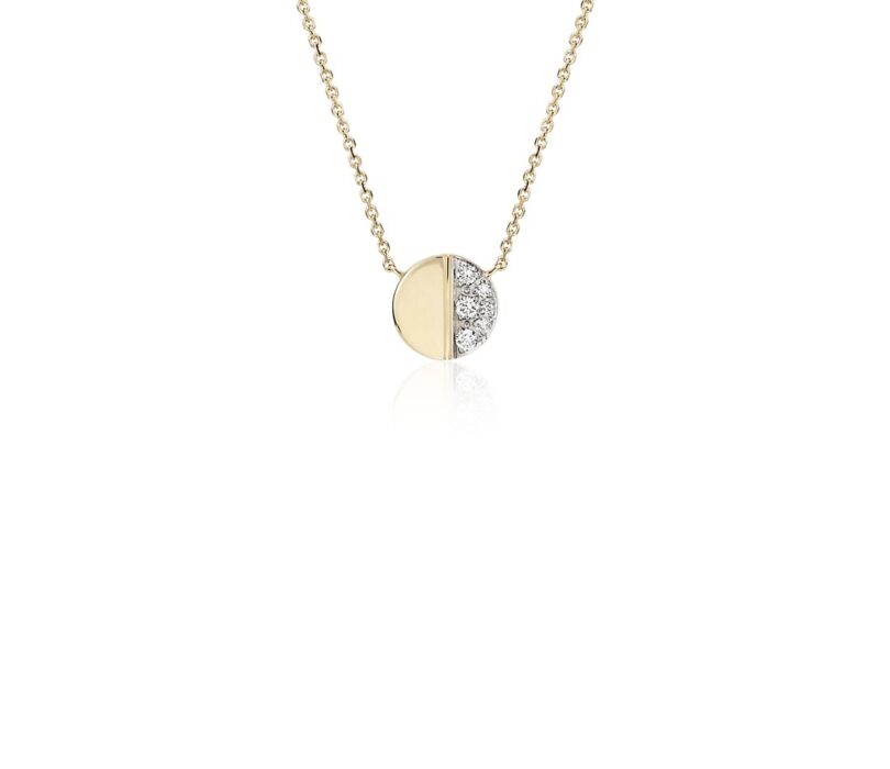 Pendentif Disque Diamant